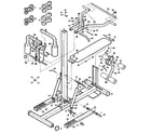 Weslo WL870311 unit parts diagram