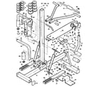 Weslo WL870511 unit parts diagram