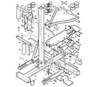 Weslo WL870500 unit parts diagram