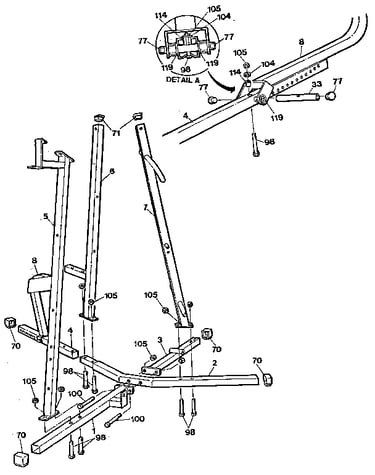 Base & upright assembly
