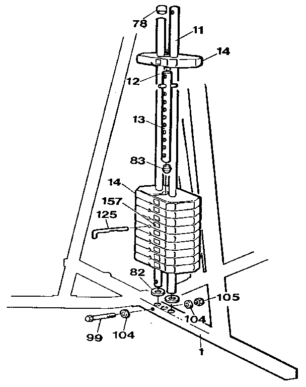Weight stack assembly