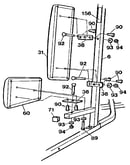 Leg press seat & backrest assembly