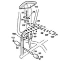 Weider E8800 ab station seat assembly diagram