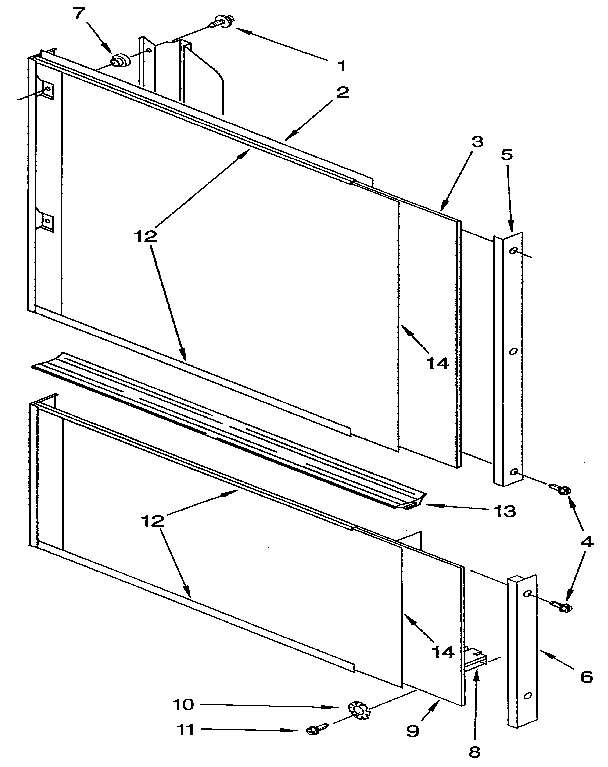 Door and panel