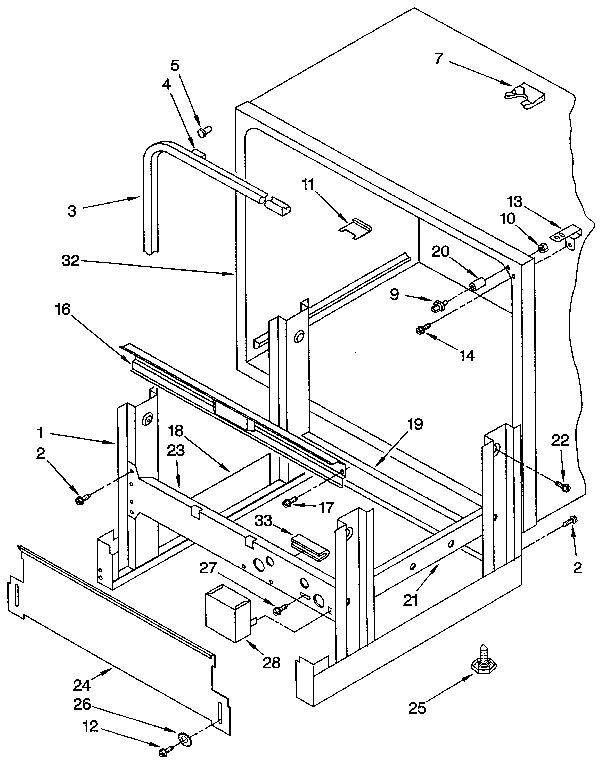 FRAME AND TANK