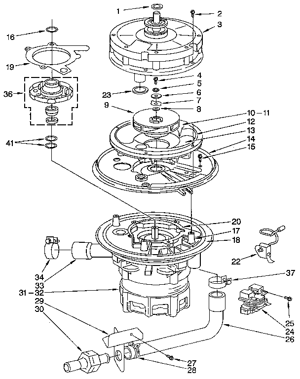 Pump and motor