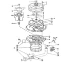 KitchenAid KUDM22HT0 pump and motor diagram