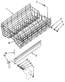 Upper rack and track