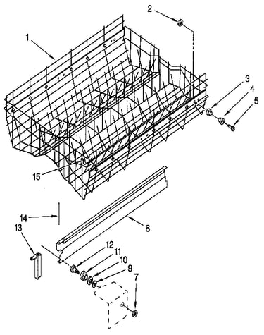 Upper rack and track