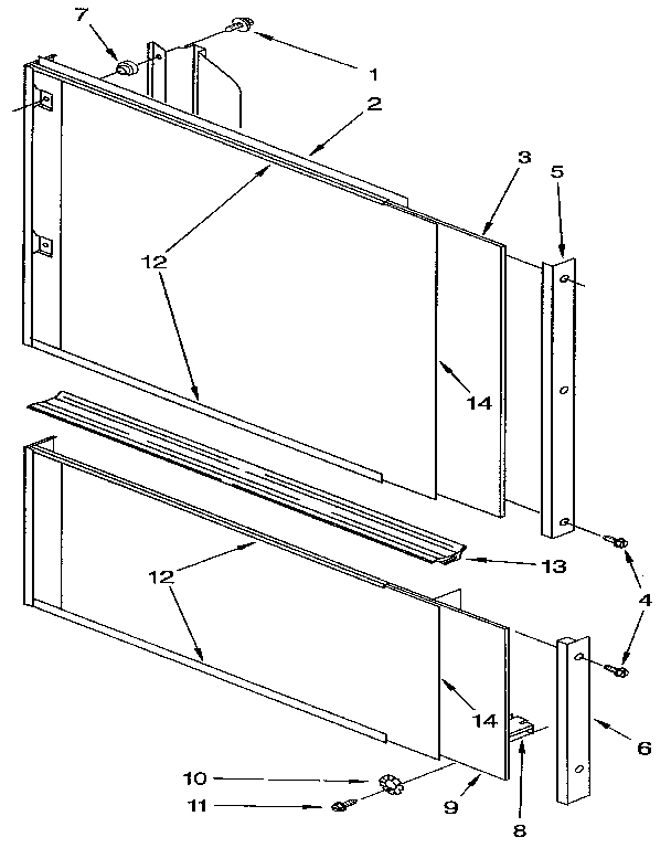 Door and panel