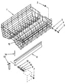 Upper rack and track