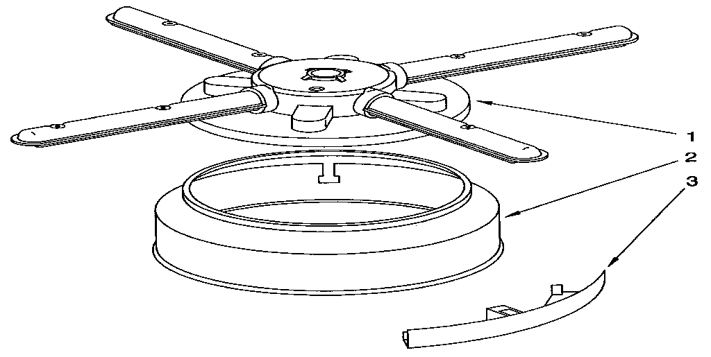 Lower washarm and strainer