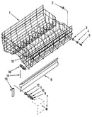 Upper rack and track