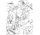 Kenmore 11097468800 cabinet parts diagram