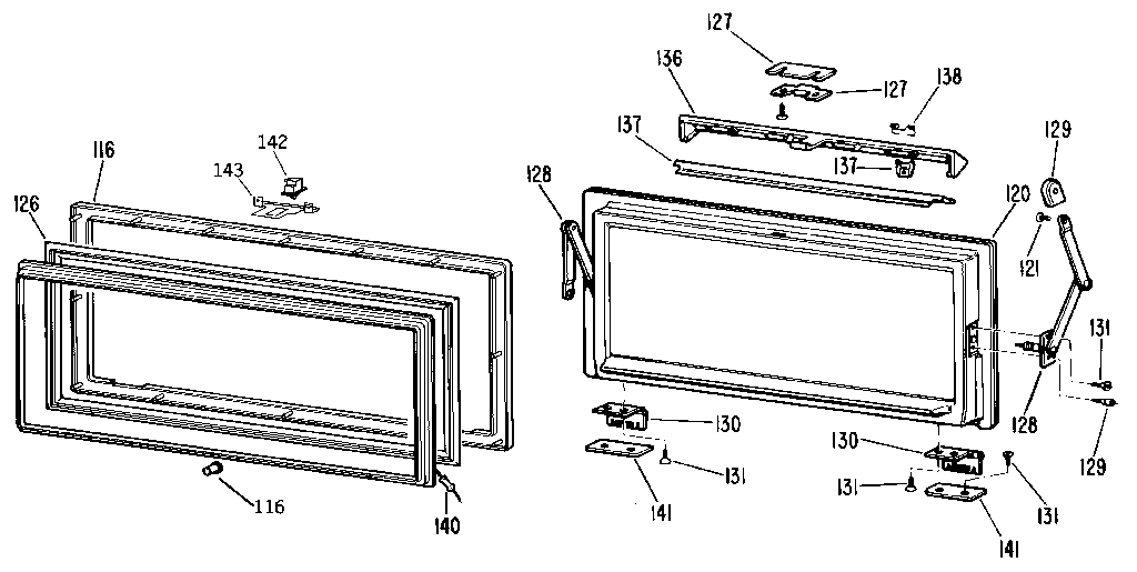 Countermaker door