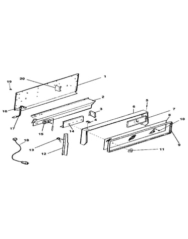 Backguard section