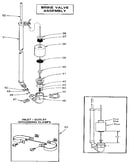 Brine valve assembly