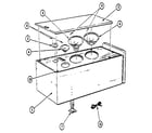 Sony SS-U611AV replacement parts diagram