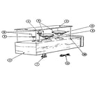 Sony SS-U711AV replacement parts diagram
