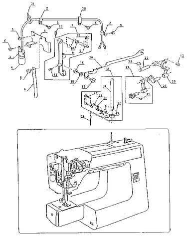 Needlr bar assembly