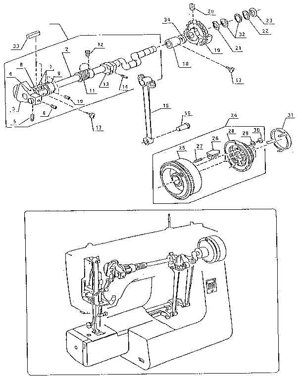 UPPER SHAFT ASSEMBLY