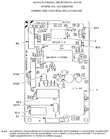 Power and control circuit board