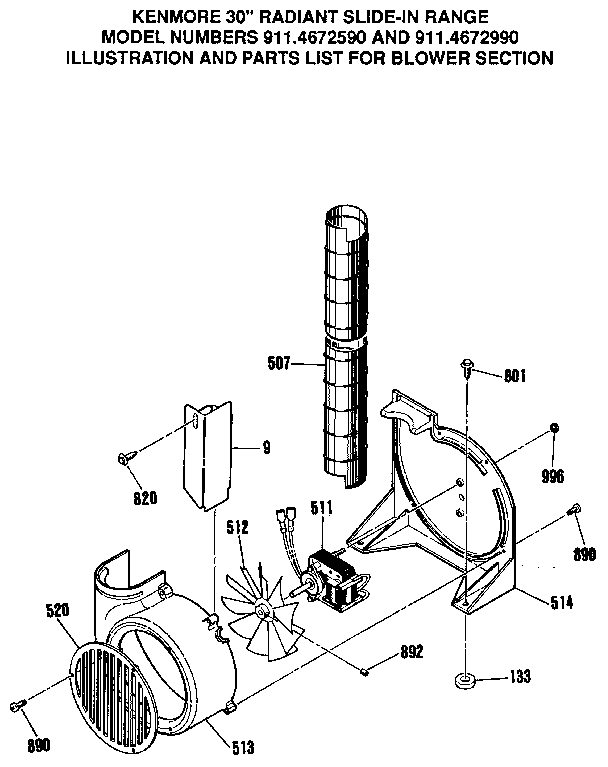Blower section