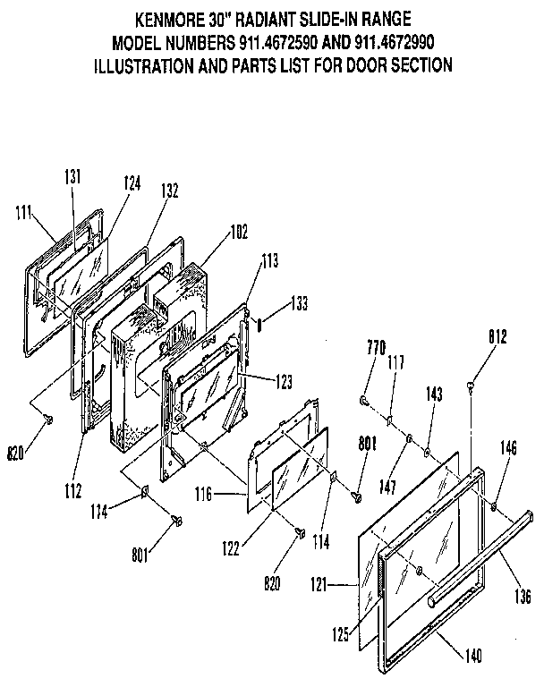 Door section