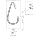 Kenmore 1163237590 hose and attachment diagram