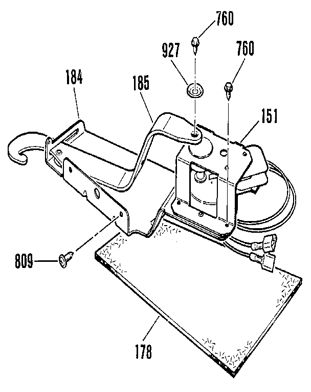 Door lock section
