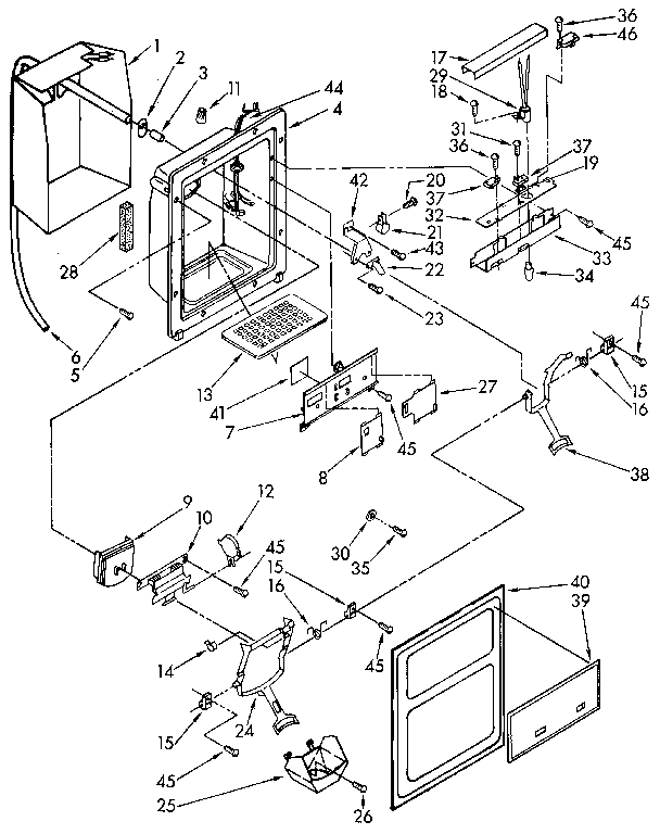 DISPENSER FRONT