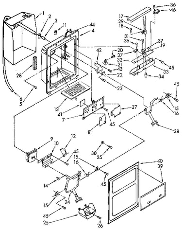 Dispenser front
