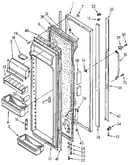 Refrigerator door