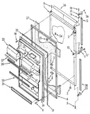 Refrigerator door