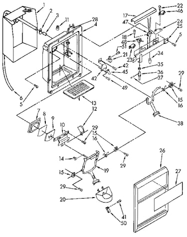 Dispenser front