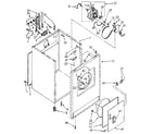 Kenmore 11096468800 cabinet diagram