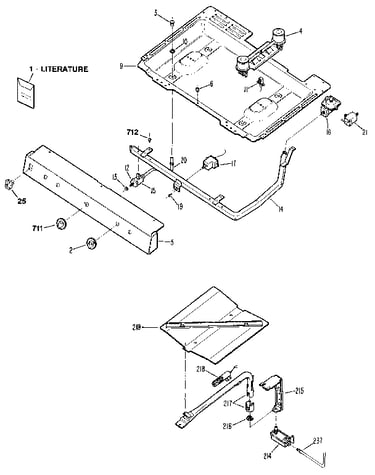 Burner section