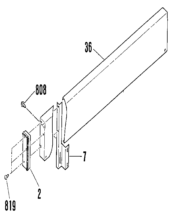 Backguard section