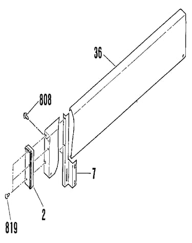 Backguard section