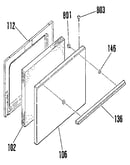 Oven door sections