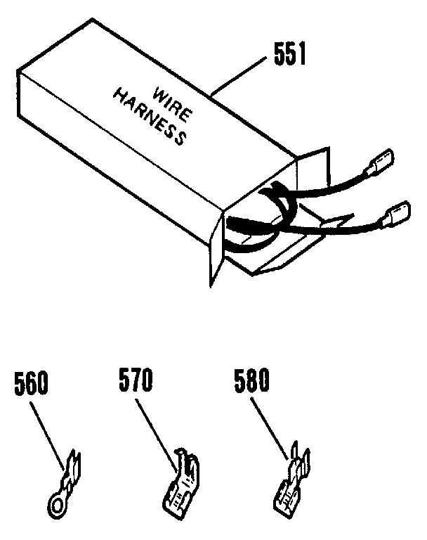 WIRE HARNESS AND COMPONENTS