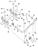 Top burner section