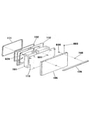 Oven door section
