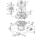 KitchenAid KUDI22HWWH1 pump and motor diagram