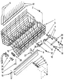 Upper rack and track