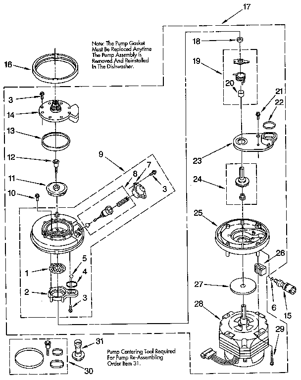 PUMP AND MOTOR