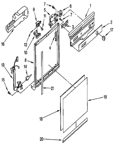 Frame and console