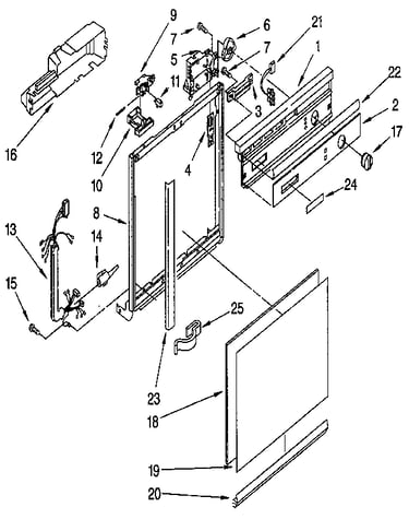 Frame and console