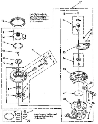 Pump and motor