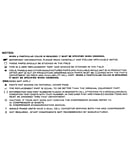 Model notes